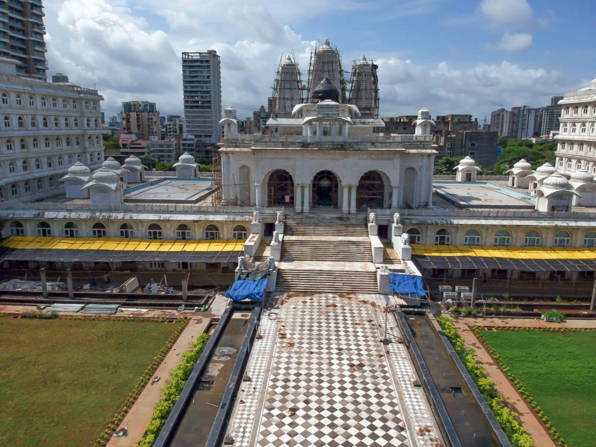 Navi Mumbai Pm Modi To Inaugurate Crore Iskcon Temple In Kharghar