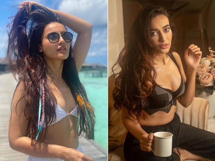 Surbhi Jyoti Sizzling Pics In Black Bra Stunning Photos Goes Viral On Social Media See Pics