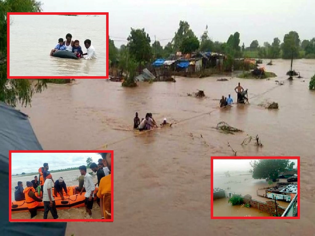 विदर्भात पावसाचा हाहाकार! यवतमाळात कुपटी नदीच्या पुरात कारसह ३ जण वाहून गेले; अमरावतीत ढगफुटीसदृश पाऊस