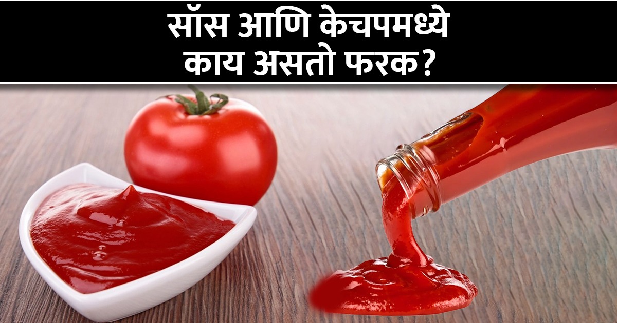 अनेकांना माहीत नसतो 'सॉस' आणि 'केचप' मधील फरक, तुम्हाला माहीत आहे का