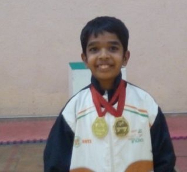 राज्यस्तरीय जिम्नॅस्टिक स्पर्धेत श्रीरंगला डबल गोल्डन धमाका Marathi