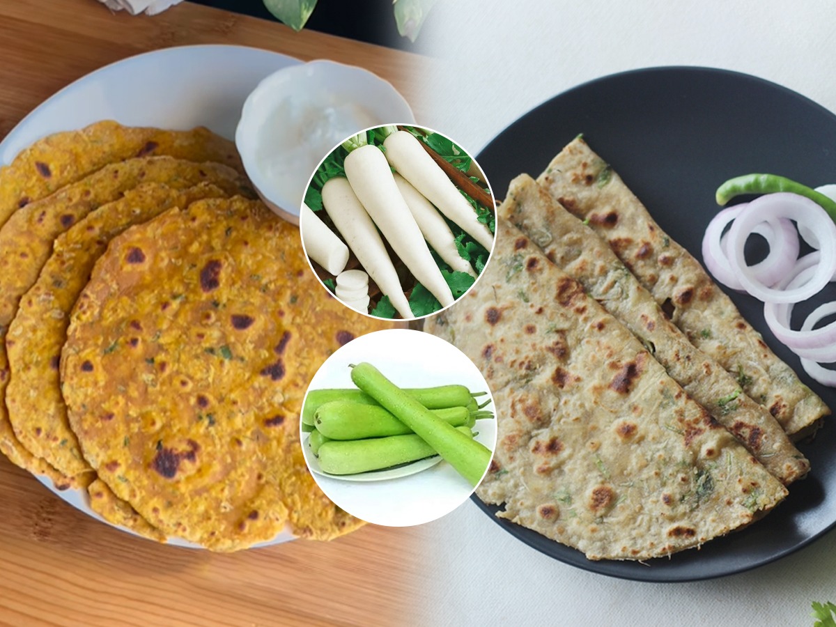 मुळ्याचीभोपळ्याची भाजी अजिबात आवडत नाही? करा चविष्ट पराठे पौष्टिक आणि