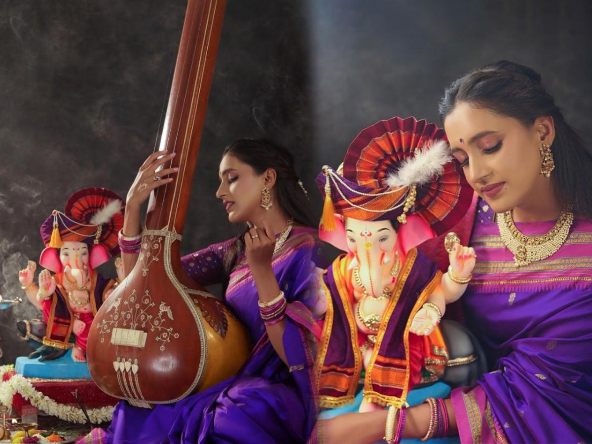 PHOTOS : ‘अग्गंबाई सूनबाई’ फेम अभिनेत्रीचं गणेशोत्सवानिमित्त खास ...