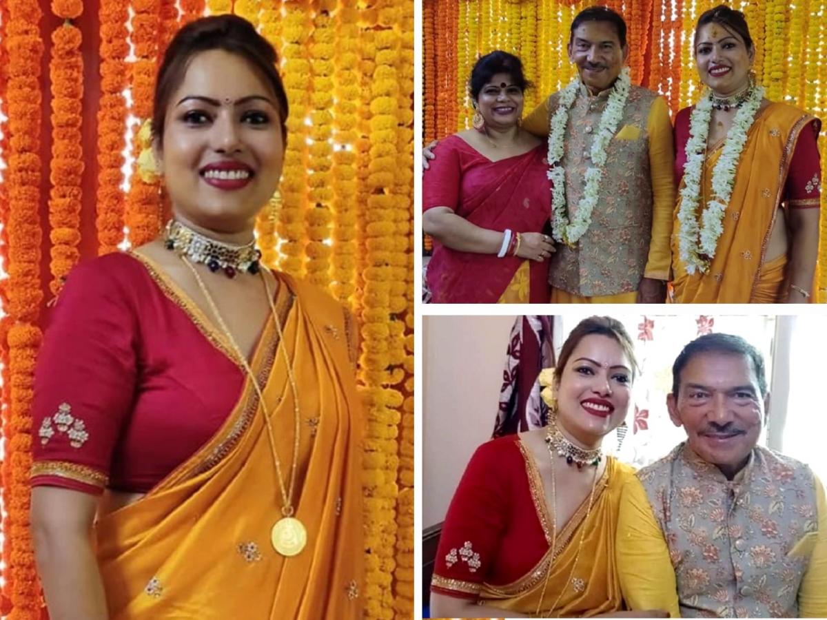 Arun Lal Bulbul Saha Haldi Ceremony हळद लागली! अरूण लालबुलबुल यांच्या