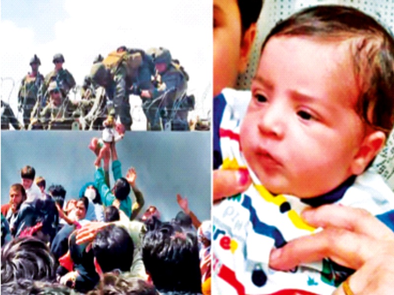 विमानतळाच्या काटेरी कुंपणावरून फेकलेल्या बाळाचं काय झालं?, जाणून घ्या! Marathi News What