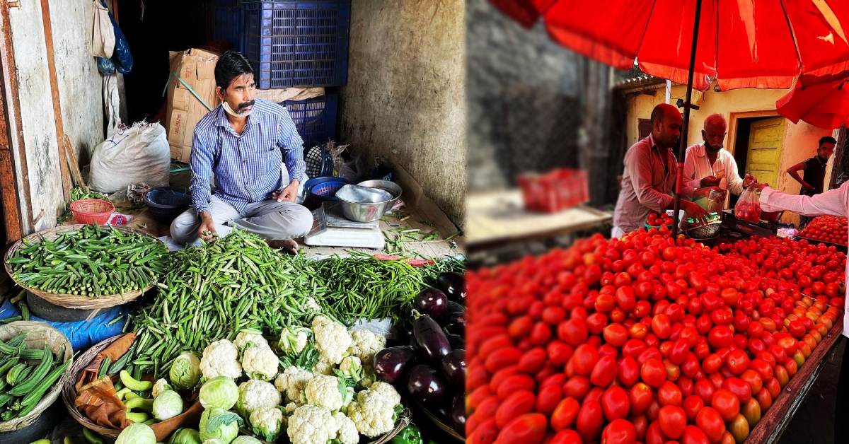 वाटाणा, फरसबी, टोमॅटोच्या महागाईचा पारा उतरला; कोथिंबीर, ढोबळी मिरचीची
