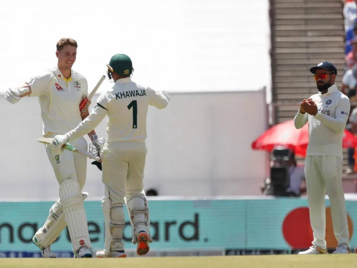 Ind vs Aus 4th test live कॅमेरून ग्रीनने मारले दमदार फटके; उस्मान