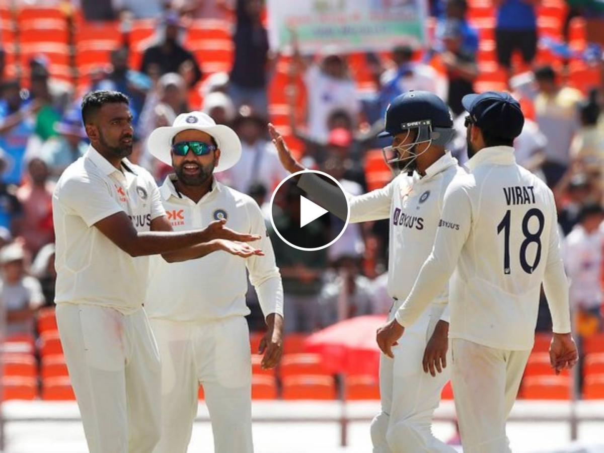 Ind vs Aus 4th test live आर अश्विनचे तीन झटके, अनिल कुंबळेच्या मोठ्या