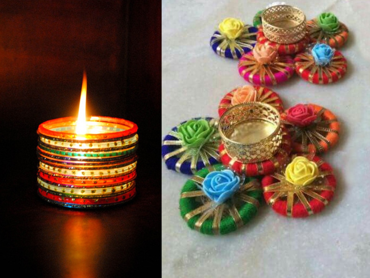 Diwali Special : Diya Decoration Ideas | दिवाळीत हटके ...