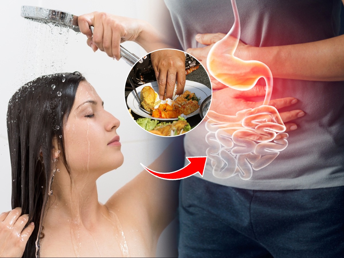 पोटभर नाश्ता करुन थेट आंघोळीलाच जाता? डॉक्टर सांगतात, खाल्ल्यानंतर