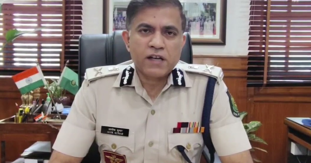 स्वातंत्र्यदिन कार्यक्रमात गोव्याचे DGP आलोक कुमार अचानक कोसळले ...