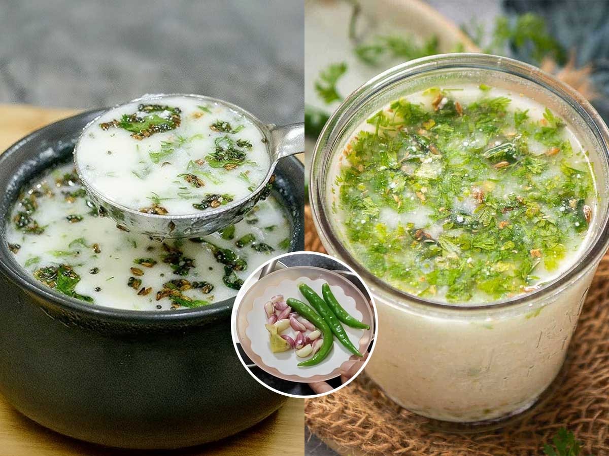 फोडणीचं ताक म्हणजे खास पारंपरिक रेसिपी - जेवणानंतर प्या ग्लासभर- झोपा ...