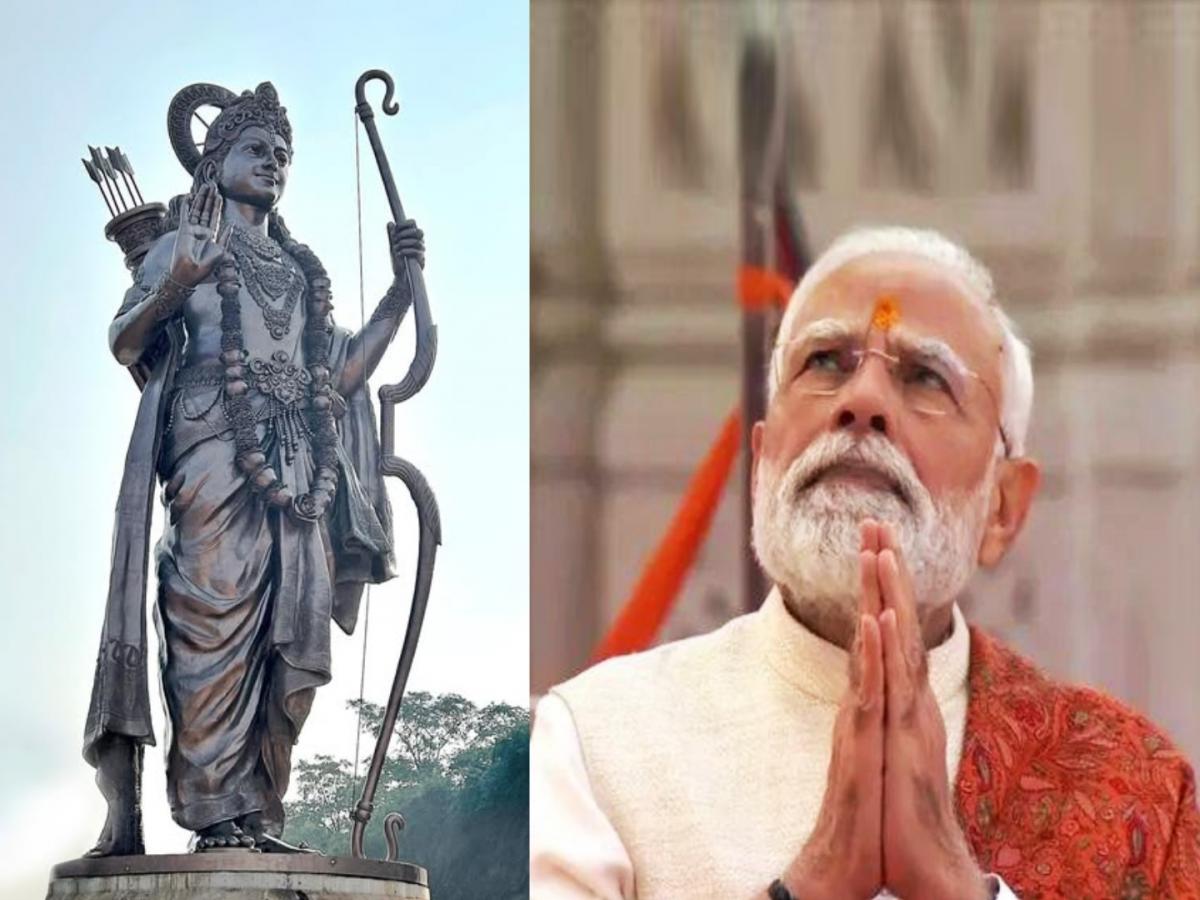 पंतप्रधान मोदी पर्तगाळ मठात करणार श्रीरामांच्या ७७ फूट उंच पुतळ्याचे ...