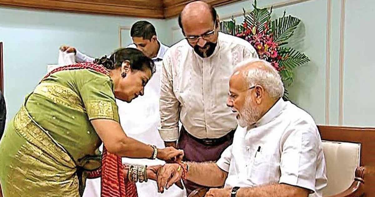Sheikh Raksha Driver पंतप्रधान नरेंद्र मोदी यांची पाकिस्तानी बहीण त्यांना 30व्यांदा राखी ...