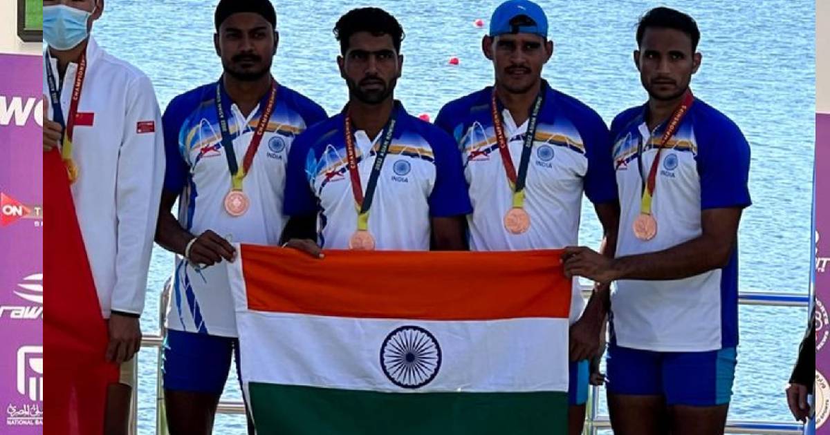 ५.८५ सेकंदानं हुकलं सुवर्ण! भारताच्या चौघांनी दाखवला दम, खात्यात आणखी