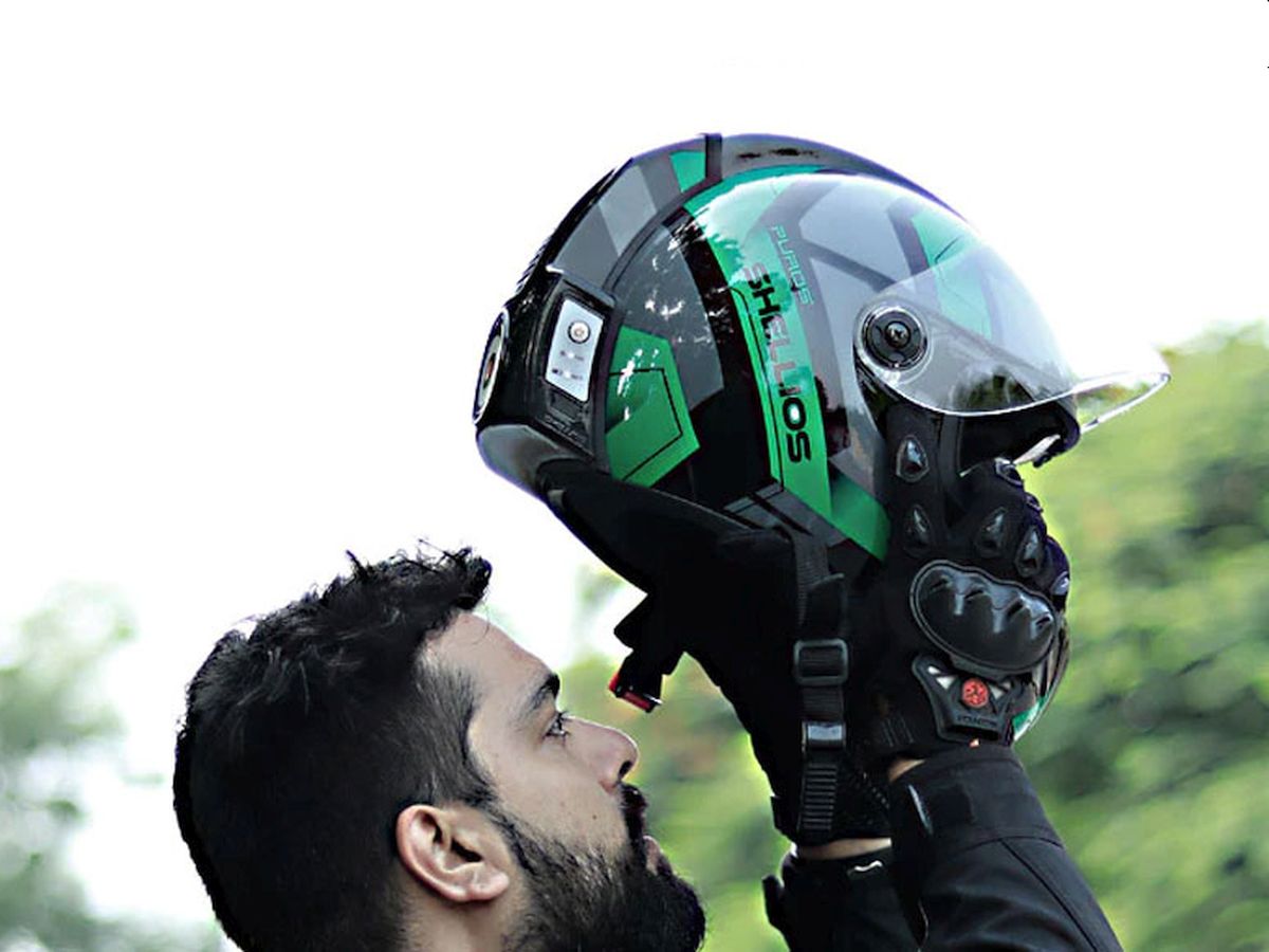 Air Purifier Helmet अफलातून हेल्मेट! वाहतूक कोंडी, सिग्नल कुठेही फिरा