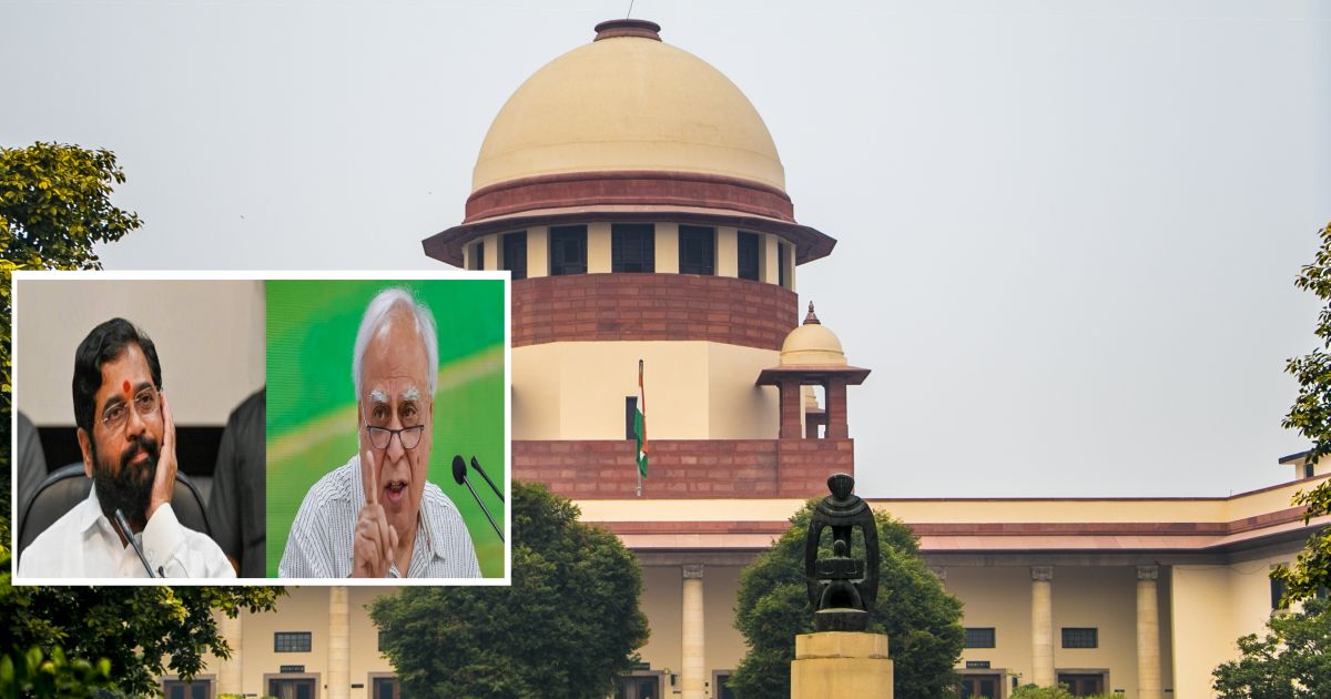 शिंदेंच्या 'मुख्य नेता' पदाला सिब्बलचे आव्हान