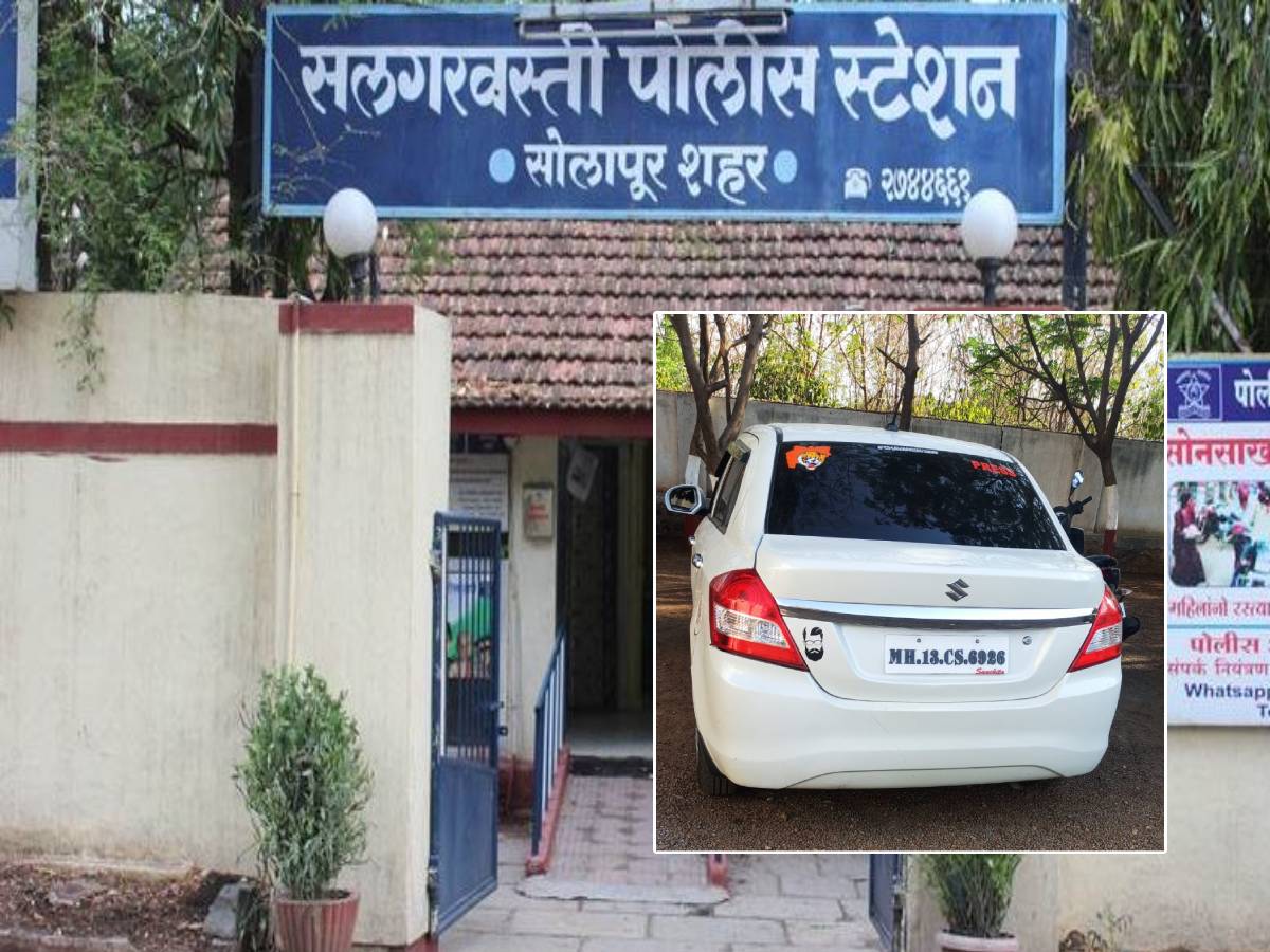 शिवसेनेचे चिन्ह असलेल्या कारला पोलिसांनी हटकले; तपासणीत केली असता