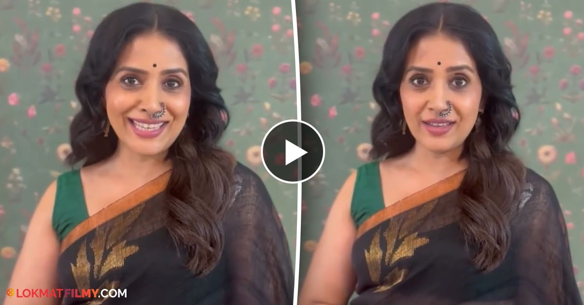 VIDEO "संक्रांतीच्या निमित्ताने मोडली मी घडी...", सोनाली कुलकर्णीने Lokmat Calendar 2025 Marathi