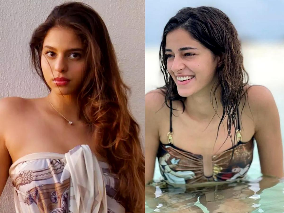 Hot & Bold Bikini Photos: Suhana Khan, Ananya Panday आणि Shanaya Kapoor  यांचा हॉट बिकीनी लूक; स्विमिंग पूलमधला Video झालाय व्हायरल - Marathi News |  Suhana Khan Ananya Panday Shanaya Kapoor Sexy