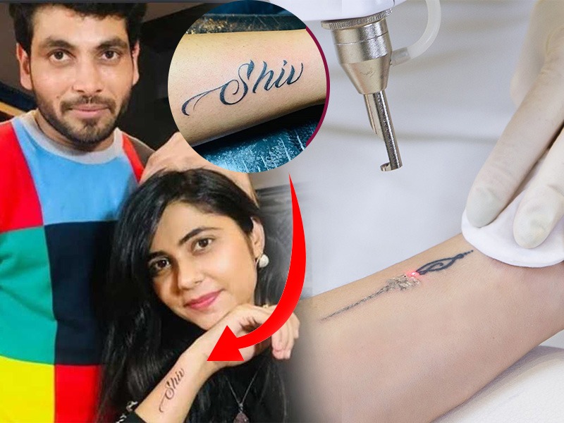 बग बस मरठ २मधल लकपरय जडच बरकअप शववणमधय कय बनसल   BIGBOSS Marathi Season 2 winner Shiv Thakare Veena Jagtap love story  Breakup rumours tattoo removal on social media 