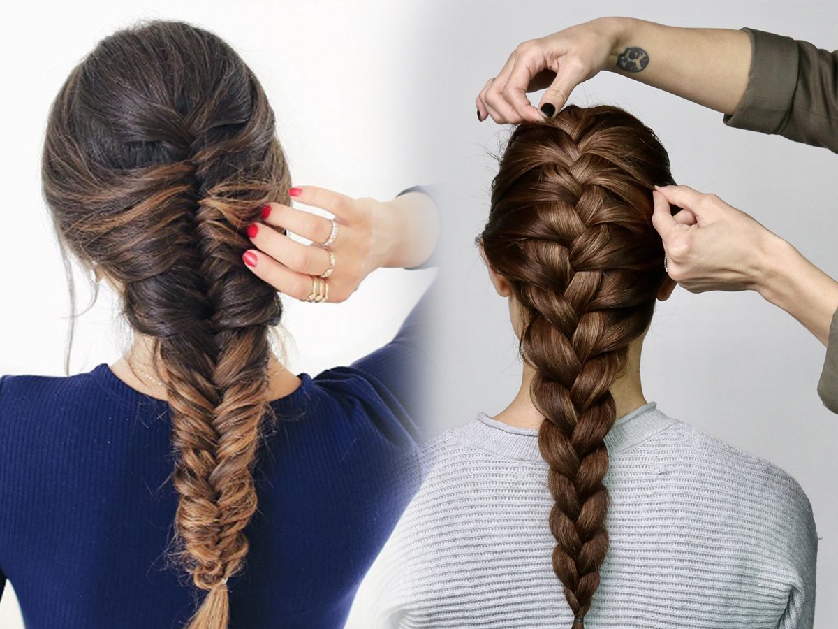 We think these messy braid styles are just perfect for your special day   Pelli Poola Jada