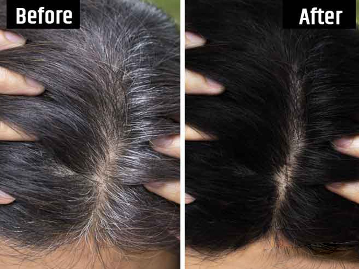 How to get black hair : केस पांढरे व्हायला सुरूवात झालीये? स्वयंपाकघरातील १  पदार्थ वापरा; म्हातारे होईपर्यंत राहतील काळेभोर केस - Marathi News | How to  get black ...