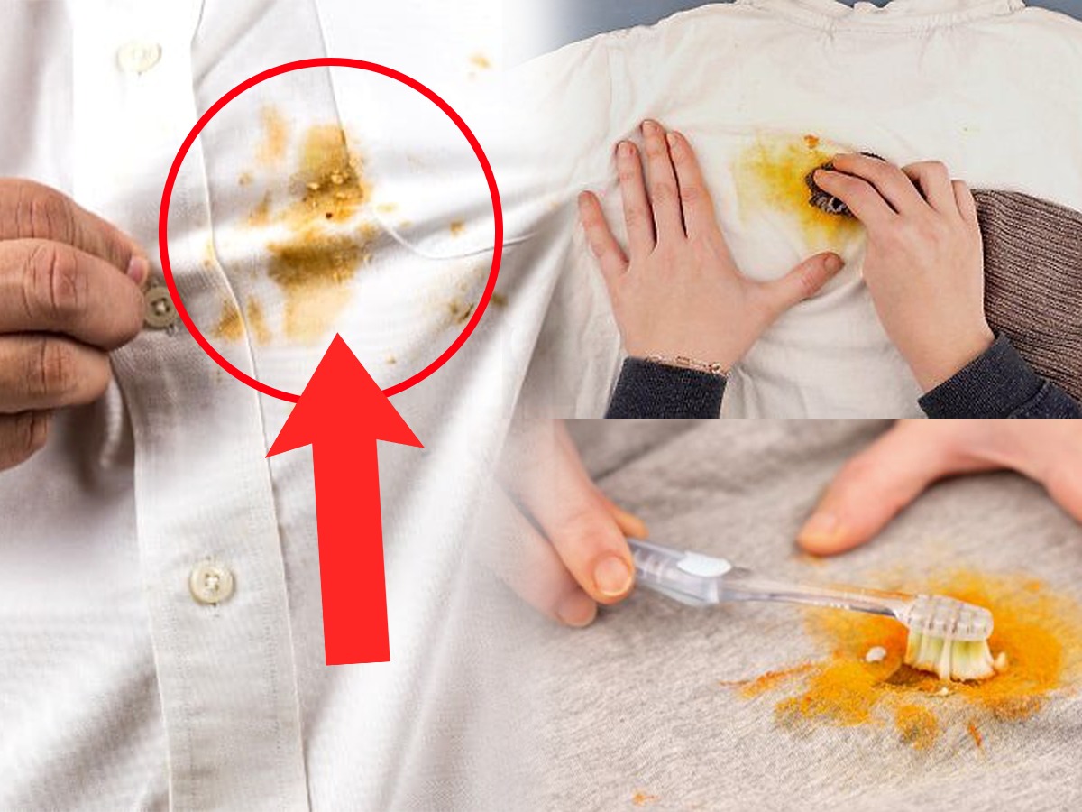 How To Remove Stain From Clothes Instantly हळदीचे डाग पडले की निघतच
