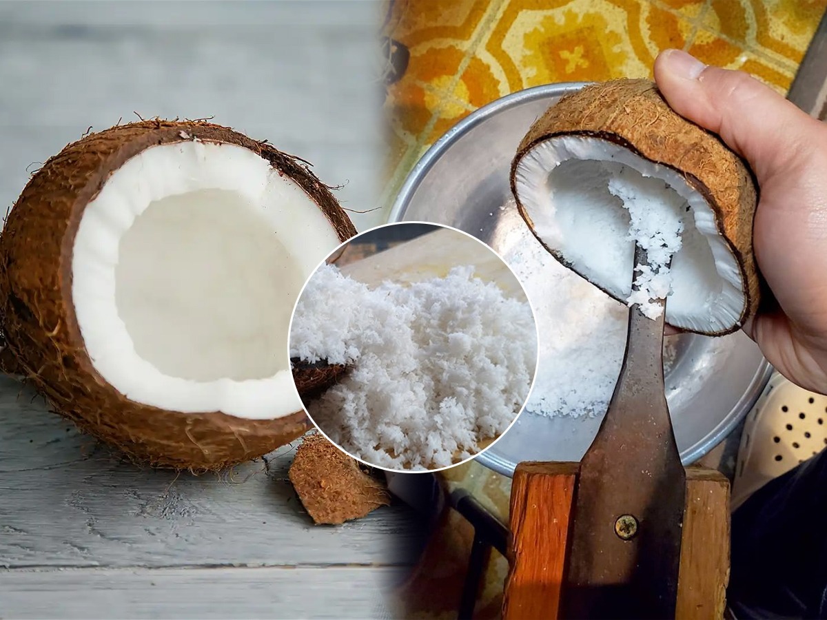How to grate Coconut नारळ पटकन किसून होण्यासाठी ३ सोप्या ट्रिक्स