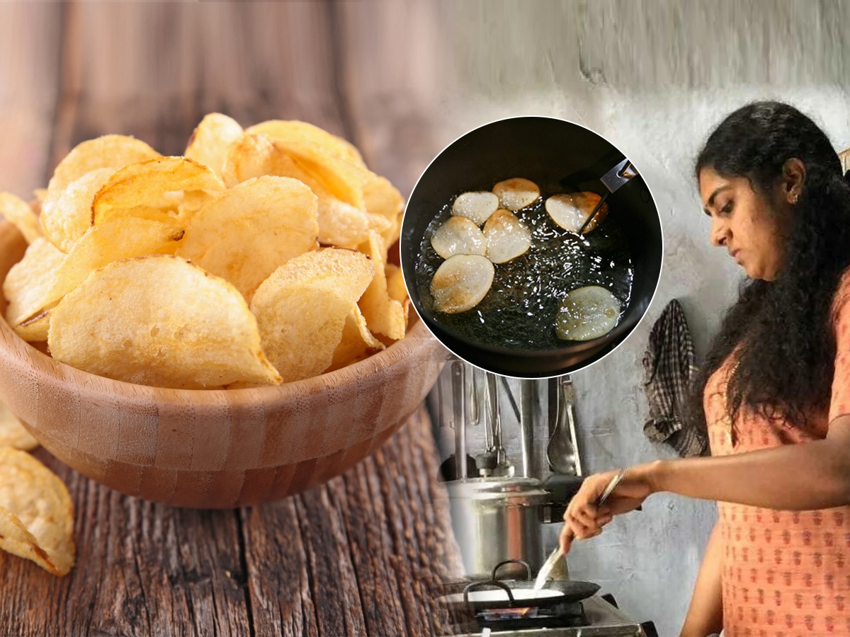 चहाबरोबर खायला घरीच १० मिनिटात बनवा कुरकुरीत बटाटा चिप्स; लहान मुलंही