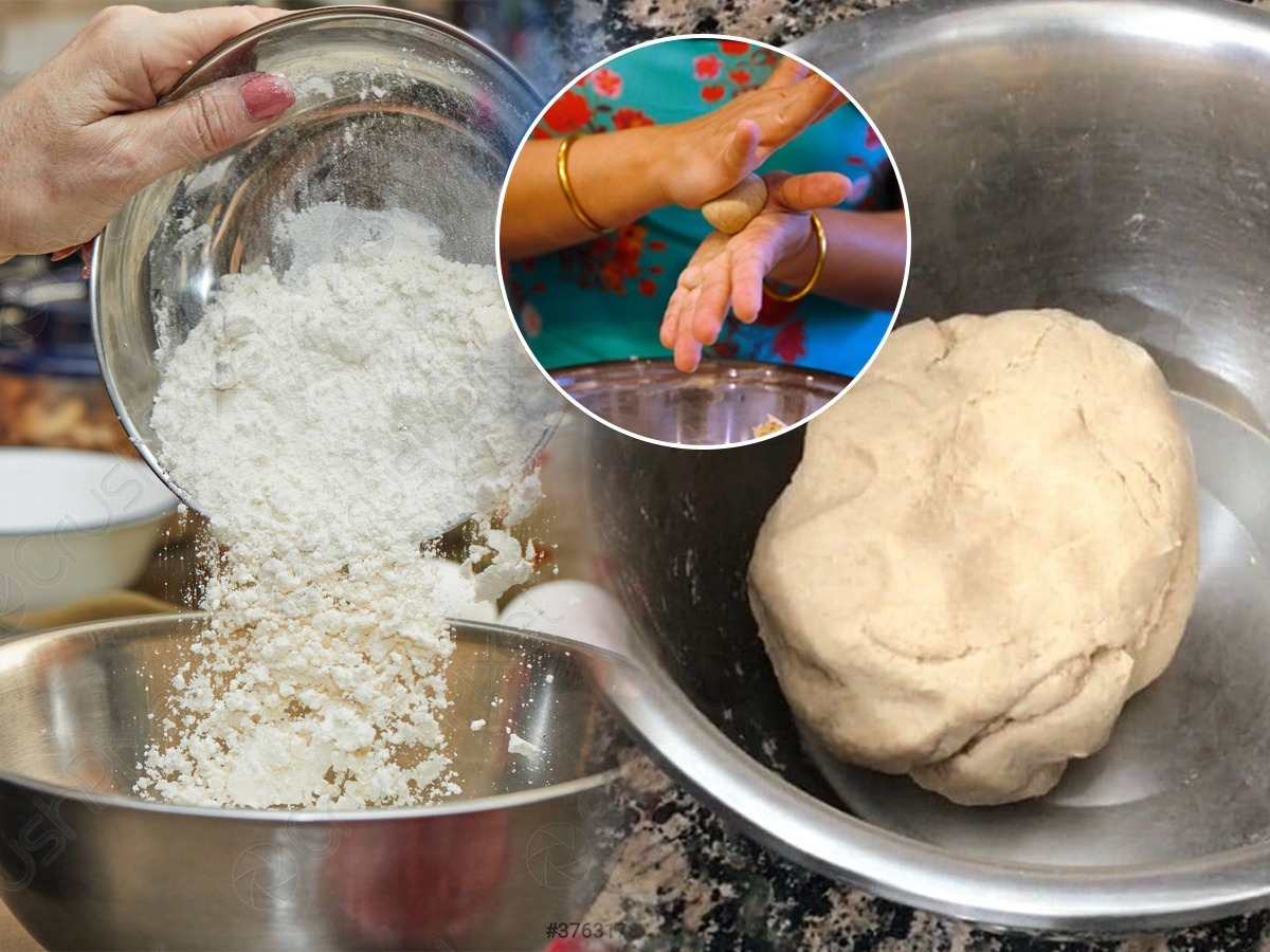 रोज कणीक मळण्याचा कंटाळा येतो? २ मिनिटात मऊ कणीक मळण्याची ट्रिक, पोळ्या