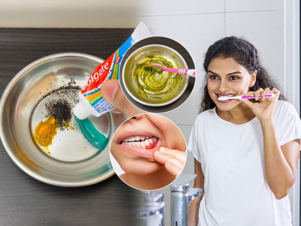 टूथपेस्टमध्ये ‘हा’ एक पदार्थ मिसळून दात घासा, पिवळे झालेले दात होतील