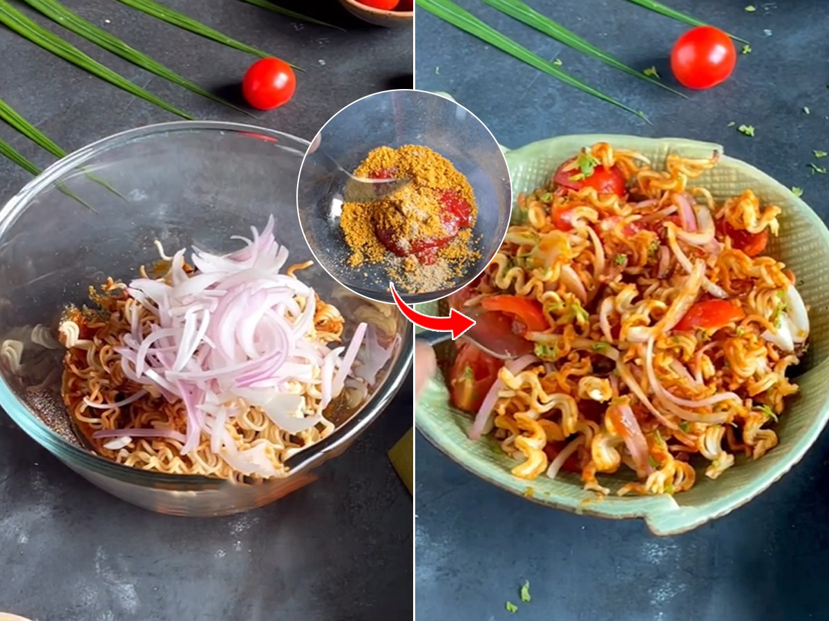 भेळेला द्या चायनीजचा तडका! खाऊन पाहा चमचमीत नूडल्स भेळ, सोपी कृती आणि