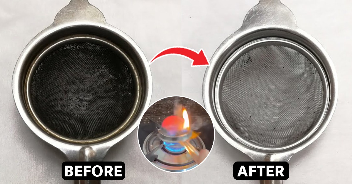 काळीकुट्ट झालेली चहाची गाळणी २ मिनिटांत होईल चकाचक; पाहा ३ सोप्या