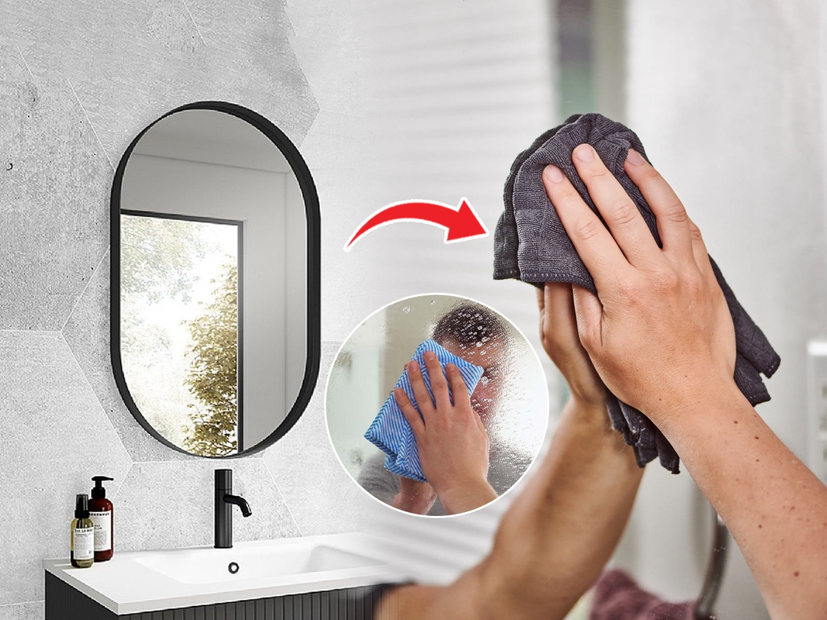 बाथरुमचा आरसा धुरकट झालाय? वाफेने खराब होतोय? ४ सोप्या टिप्स, आरसा
