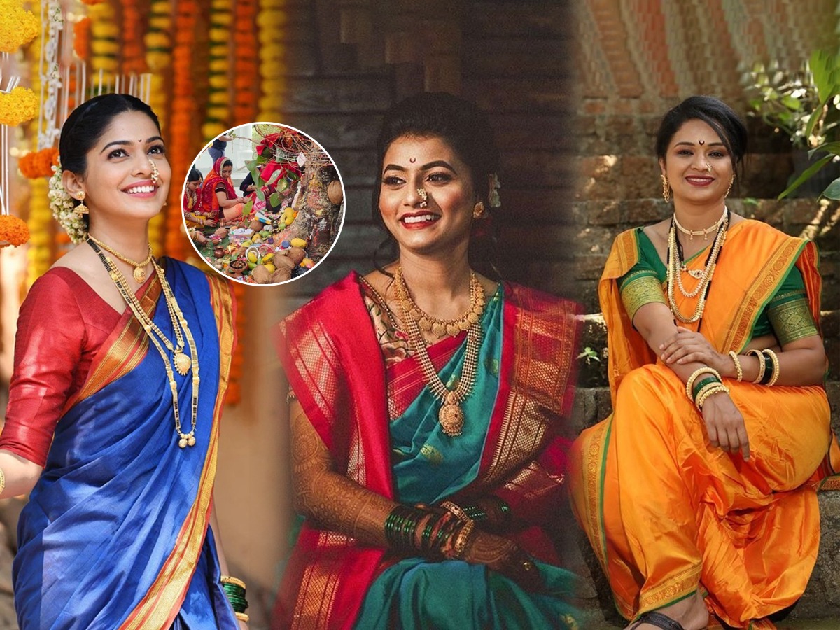 Nauvari Saree With Oxide Jewellery | groupe.novojob.com