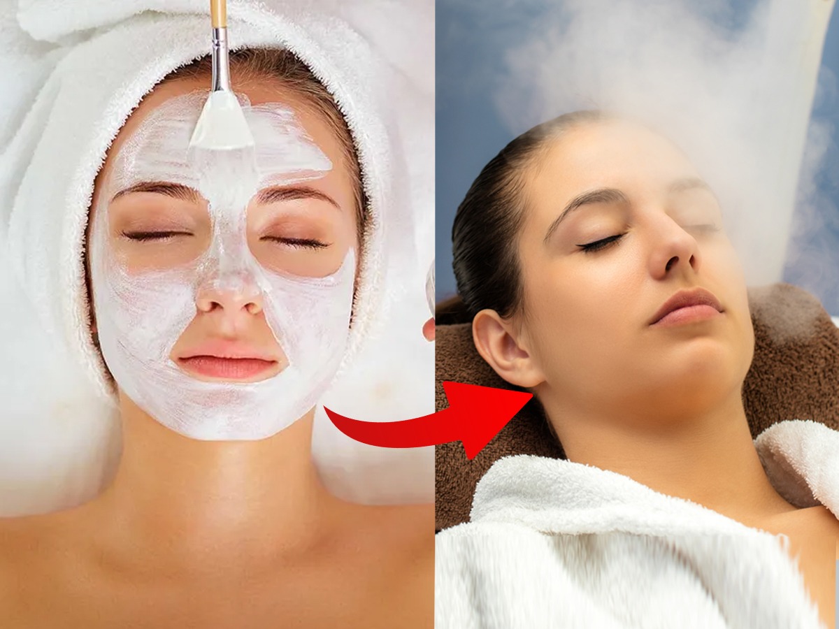 फेशियल केल्यानंतर लगेच चेहऱ्यावर वाफ घेण्याचे ४ फायदे, मिळवा चमकदार
