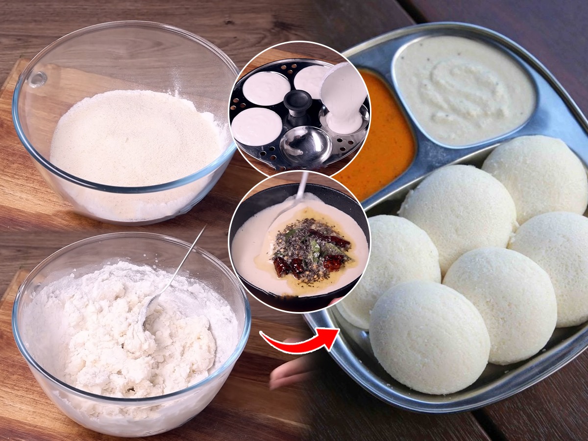 डाळतांदूळ न भिजवता, पीठ न आंबवता फक्त १५ मिनिटांत करा इन्स्टंट