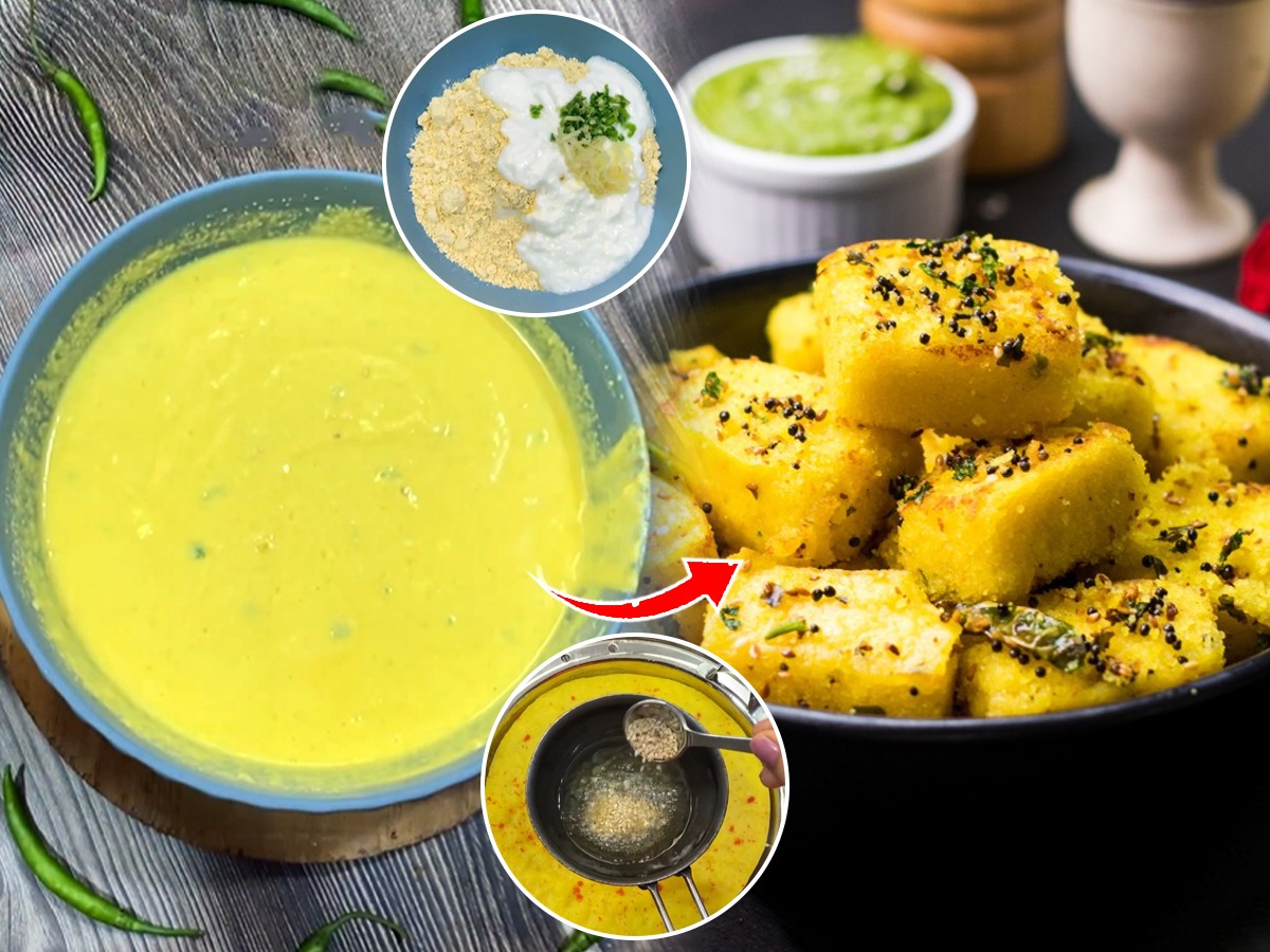 वाटीभर बेसनाचा करा मऊफुललेला, जाळीदार ढोकळा; ४ टिप्स, मार्केटसारखा