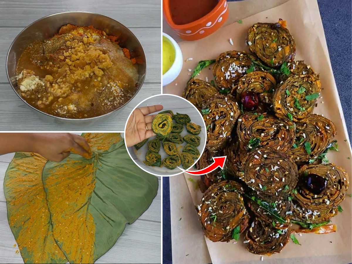 न वाफवता करा महिनाभर टिकणारी खास अळूवडी; कुरकुरीत वडीची एकदम सोपी, खमंग ...
