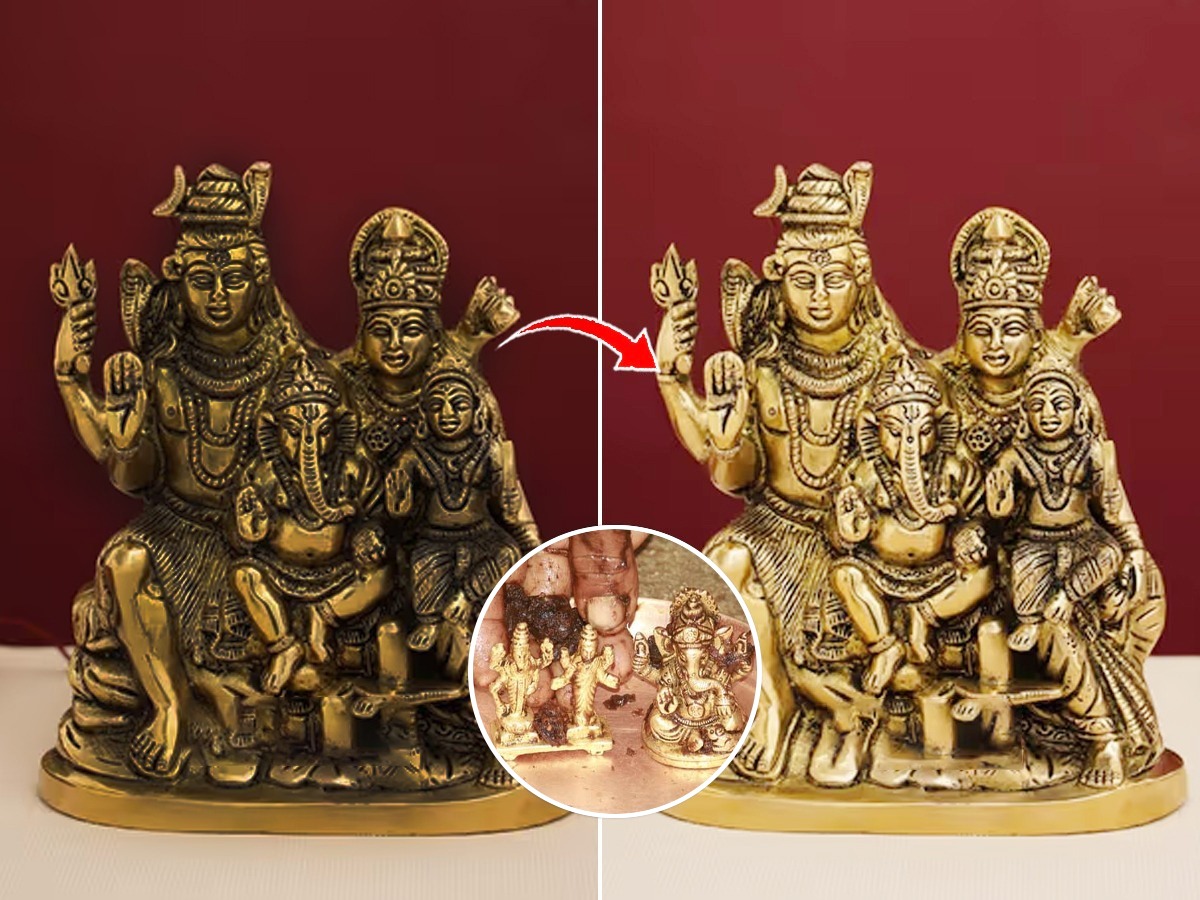 पितळेच्या मुर्ती चमकतील लख्ख, ३ सोप्या ट्रिक्सपितळेच्या वस्तू उजळतील ५ मिनिटांत Marathi News