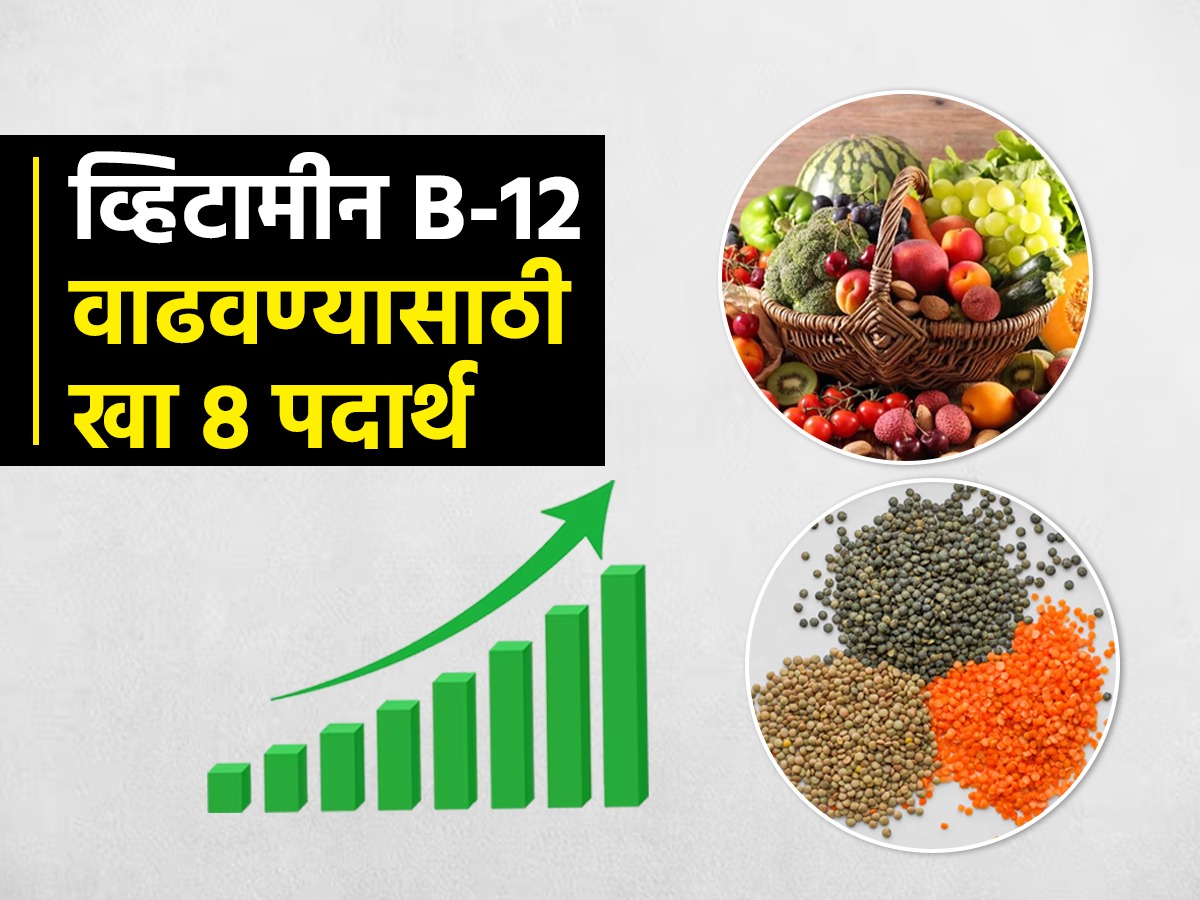 थकल्यासारखं वाटतं, अशक्तपणा आलाय? व्हिटामीन B12 साठी खा ८ पदार्थ, ताकद येईल भरपूर Marathi