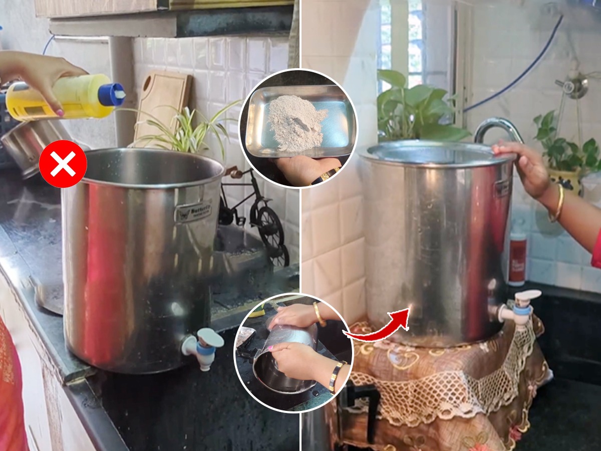 प्यायच्या पाण्याचा हंडा किंवा पिंप तुम्ही कशाने घासता? ही घ्या आजीची