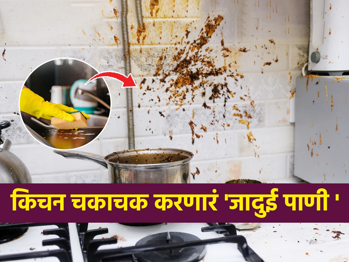 फक्त २ पदार्थ वापरा गॅस शेगडीपासून ते तेलकट टाईल्सपर्यंत सगळं