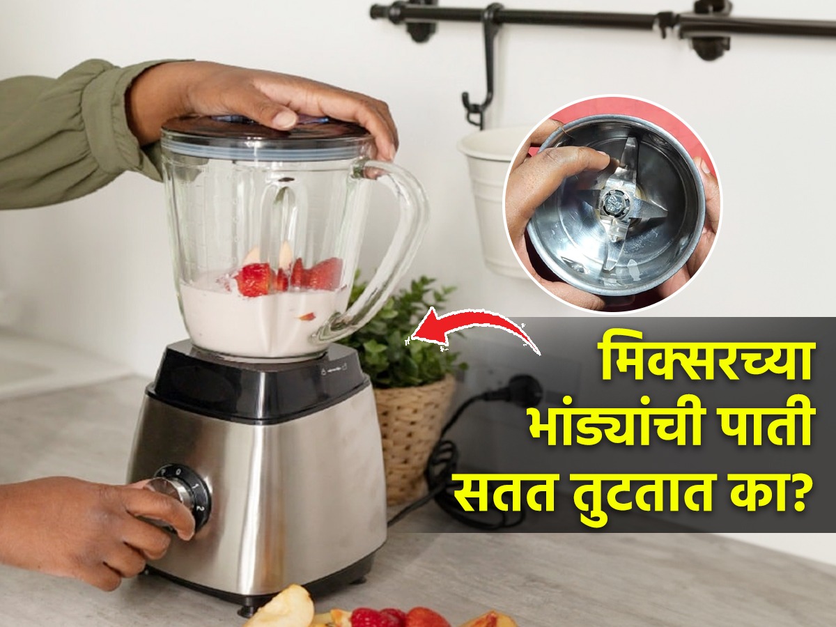 मिक्सरच्या भांड्यात चुकूनही वाटू नयेत ५ पदार्थ, पाती तुटतातमिक्सरही