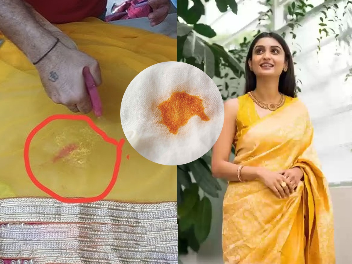 महागड्या सिल्कच्या साडीवर पदार्थ सांडून डाग पडला? २ उपाय साडीवरचा डाग