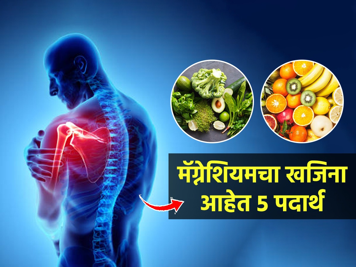 थकवा येतोअंगदुखी जाणवते? मॅग्नेशियमने खच्चून भरलेत ७ पदार्थ, रोज खा