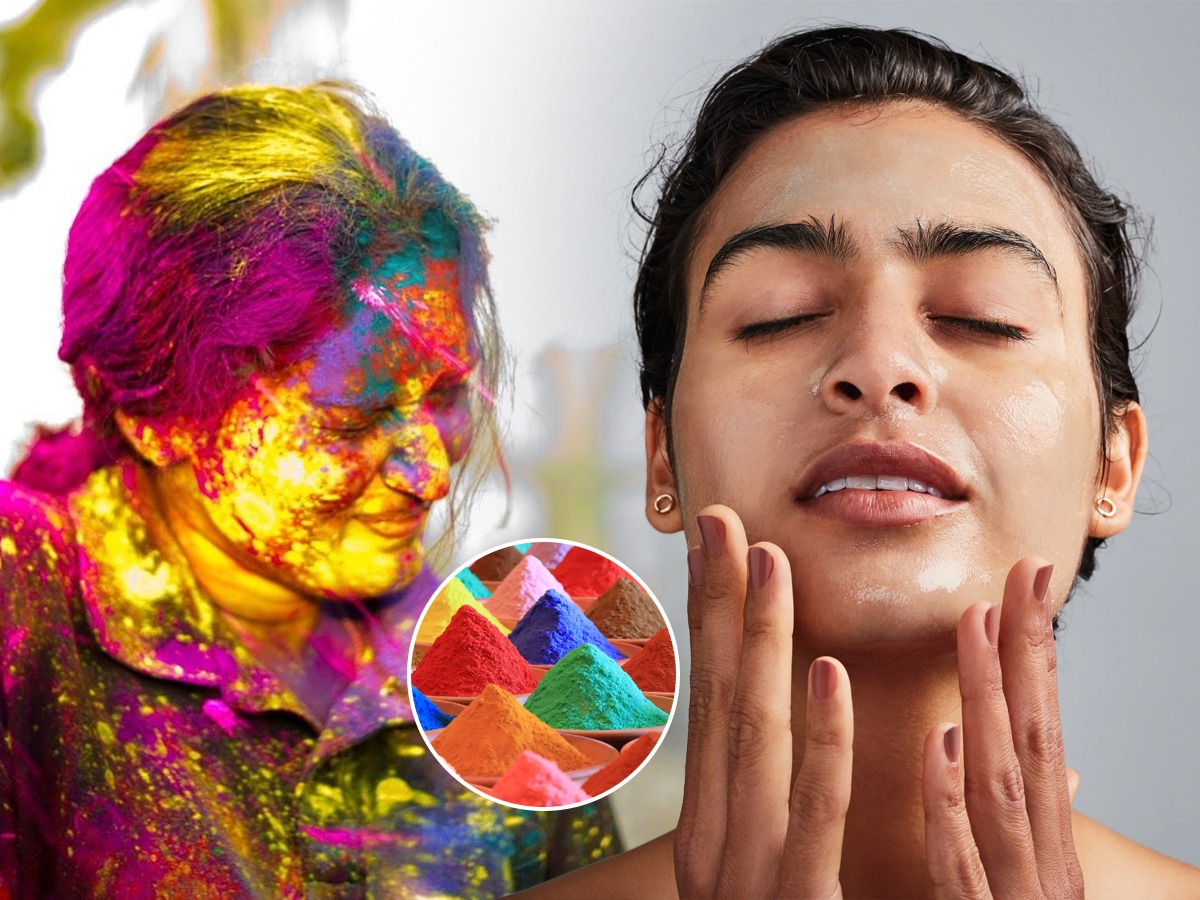 Holi 2024: रंगांमुळे त्वचा खराब होण्याची भीती वाटते? फक्त ३ गाेष्टी करा ...