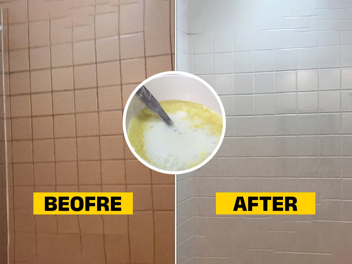 How To Clean Yellow Stains On Bathroom Tiles