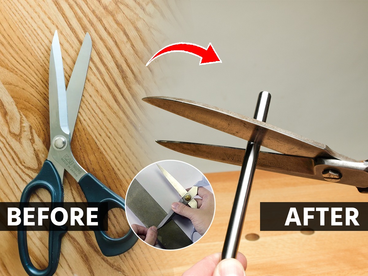 चाकूसुऱ्या गंजल्या, धार नाही ? २ सोप्या ट्रिक, गंज निघून चाकूसुऱ्या